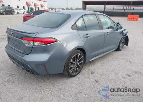 2020 Toyota Corolla Se from USA, damaged, VIN 5YFS4RCE3LP054928